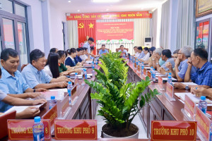 Phường Minh Hưng họp đánh giá thực hiện nhiệm vụ tháng 5,  triển khai nhệm vụ tháng 6/2026.