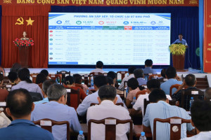 PHƯỜNG MINH HƯNG TỔ CHỨC HỘI NGHỊ TRIỂN KHAI ĐỀ ÁN SẮP XẾP, ĐIỀU CHỈNH, ĐỔI TÊN CÁC KHU PHỐ TRÊN ĐỊA BÀN