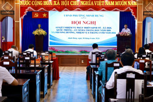 PHƯỜNG MINH HƯNG QUYẾT TÂM THỰC HIỆN THẮNG LỢI NHIỆM VỤ PHÁT TRIỂN KINH TẾ - XÃ HỘI NĂM 2026.