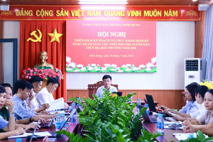 UBND phường Minh Hưng thông qua kế hoạch khám sức khỏe miễn phí cho người dân năm 2026