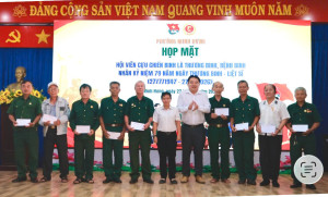 ẤM ÁP NGHĨA TÌNH CỰU CHIẾN BINH NHÂN KỶ NIỆM 79 NĂM NGÀY THƯƠNG BINH - LIỆT SĨ