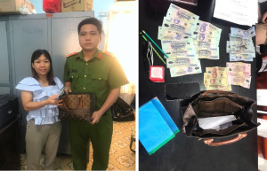 Công an phường Minh Hưng kịp thời trao trả tài sản cho người dân đánh rơi