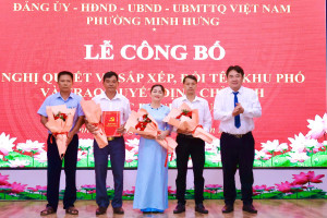 SẮP XẾP KHU PHỐ MỚI TRÊN ĐỊA BÀN PHƯỜNG MINH HƯNG: THỬ THÁCH MỚI, KHÍ THẾ MỚI - TRÁCH NHIỆM LỚN ĐỐI VỚI ĐỘI NGŨ CÁN BỘ Ở CƠ SỞ