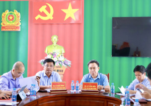 PHƯỜNG MINH HƯNG HỌP BAN CHỈ ĐẠO ĐẨY NHANH GIẢI NGÂN VỐN ĐẦU TƯ CÔNG, THÁO GỠ VƯỚNG MẮC GIẢI PHÓNG MẶT BẰNG.