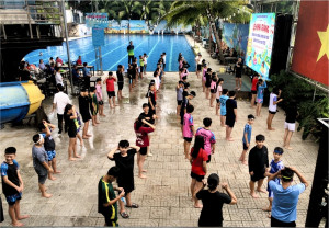 PHƯỜNG MINH HƯNG TỔ CHỨC DẠY BƠI MIỄN PHÍ CHO GẦN 300 THIẾU NHI DỊP HÈ NĂM 2026