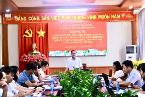 Đảng bộ UBND phường Minh Hưng đánh giá kết quả thực hiện nhiệm vụ 6 tháng đầu năm, triển khai nhiệm vụ 6 tháng cuối năm 2026