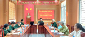 HỘI CỰU CHIẾN BINH PHƯỜNG MINH HƯNG SƠ KẾT CÔNG TÁC HỘI SAU 01 THÁNG THỰC HIỆN SẮP XẾP, SÁP NHẬP CÁC CHI HỘI