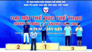 Minh Hưng: tham gia môn “Đẩy gậy” tại Đại hội TDTT thành phố Đồng Nai lần thứ I năm 2026