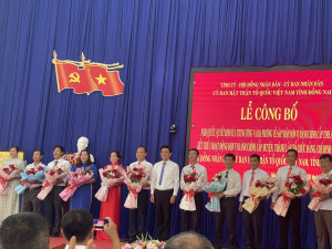 Công bố quyết định thành lập Đảng bộ xã Nam Cát Tiên và chỉ định các nhân sự chủ chốt