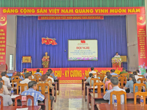 HỘI NGHỊ TỔNG KẾT CÔNG TÁC ĐẠI HỘI ĐẠI BIỂU ĐẢNG BỘ XÃ LẦN...