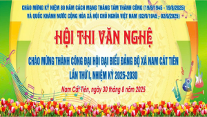 HỘI THI VĂN NGHỆ XÃ NAM CÁT TIÊN