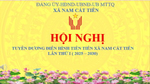 Hội nghị Tuyên dương điển hình tiên tiến lần thứ I (2025 - 2030)