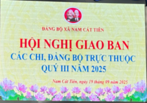 HỘI NGHỊ GIAO BAN QUÝ 3 — TRIỂN KHAI NHIỆM VỤ QUÝ 4/2025
