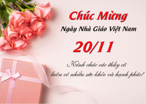 chào mừng ngày Nhà giáo Việt Nam 20/11