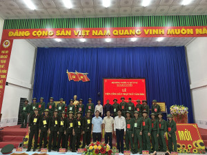 LỄ TIỄN CÔNG DÂN LÊN ĐƯỜNG NHẬP NGŨ