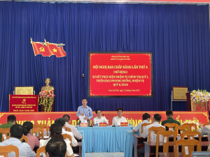 ĐẢNG ỦY XÃ NAM CÁT TIÊN TỔ CHỨC HỘI NGHỊ SƠ KẾT QUÝ I, TRIỂN KHAI NHIỆM VỤ QUÝ II NĂM 2026