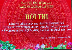 HỘI THI “BÁO CÁO VIÊN, TUYÊN TRUYỀN VIÊN GIỎI XÃ NAM CÁT...