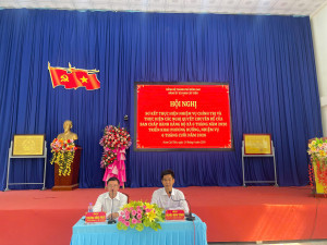 ĐẢNG UỶ XÃ NAM CÁT TIÊN TỔ CHỨC HỘI NGHỊ SƠ KẾT 6 THÁNG ĐẦU NĂM 2026