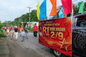 XÃ NAM CÁT TIÊN HƯỞNG ỨNG CHƯƠNG TRÌNH ĐI BỘ  “CÙNG VIỆT NAM TIẾN BƯỚC”
