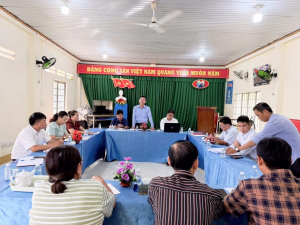 CHỦ TỊCH UBND XÃ LÀM VIỆC VỚI BAN LÃNH ĐẠO ẤP PHÚ AN ĐÁNH GIÁ CÔNG TÁC 09 THÁNG VÀ TRIỂN KHAI PHƯƠNG HƯỚNG 03 THÁNG CUỐI NĂM 2026
