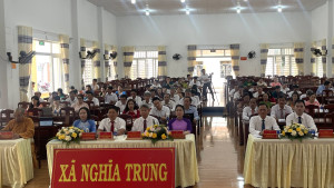 HĐND xã Nghĩa Trung tổ chức Kỳ họp thứ nhất, khóa VII, nhiệm kỳ 2021-2026