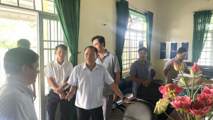 Chủ tịch UBND xã Nghĩa Trung làm Trưởng đoàn công tác kiểm kê, bàn giao tài sản sau sáp nhập xã