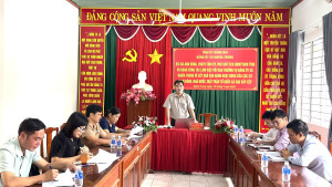 Xã Nghĩa Trung họp Ban chỉ đạo tổng điều tra nông thôn, nông nghiệp năm 2025