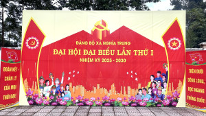 Nghĩa Trung sẵn sàng cho Đại hội Đại biểu Đảng bộ xã lần thứ I, nhiệm kỳ 2025-2030