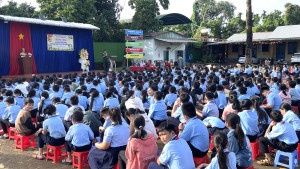 Hội Cựu chiến binh xã Nghĩa Trung phối hợp tổ chức nói chuyện chuyên đề