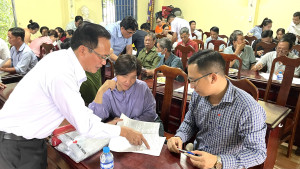Các hộ dân vui mừng, phấn khởi về chính sách bồi thường, hỗ trợ thực hiện Dự án của nhà nước