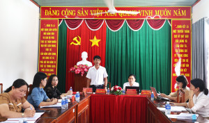 UBMTTQVN xã Nghĩa Trung giám sát việc thực hiện chế độ chính sách cho người cao tuổi không hưởng lương hưu