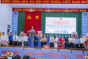 Đại hội Đại biểu Đoàn TNCS Hồ Chí Minh xã Nghĩa Trung lần thứ I, nhiệm kỳ 2025-2030 thành công tốt đẹp