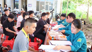 Nghĩa Trung: 269 công dân xét tuyển nghĩa vụ quân sự năm 2026