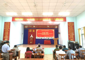 Xã Nghĩa Trung họp Ban Chỉ đạo các ngày lễ lớn