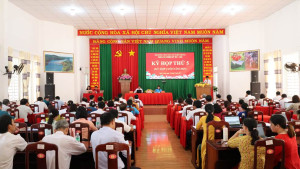 Xã Nghĩa Trung tổ chức Kỳ họp thứ 5 (Kỳ họp cuối năm 2025), HĐND xã khóa VII, nhiệm kỳ 2021–2026