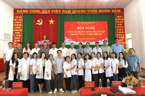 Lễ công bố Quyết định thành lập Trạm Y tế xã Nghĩa Trung