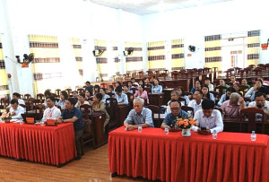 Xã Nghĩa Trung tổ chức họp mặt, tọa đàm kỷ niệm 71 năm Ngày Thầy thuốc Việt Nam