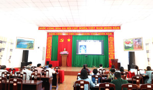 Xã Nghĩa Trung dự Hội nghị bồi dưỡng kỹ năng hoạt động đối với đại biểu HĐND xã