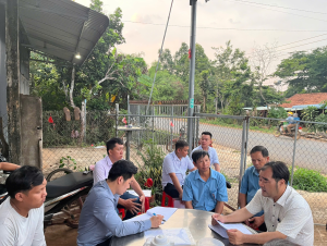UBND xã Nghĩa Trung tăng cường tuyên truyền, vận động các hộ dân thực hiện dự án cao tốc Gia Nghĩa – Chơn Thành tại Thôn 9