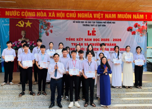 TRƯỜNG THPT LÊ QUÝ ĐÔN TỔ CHỨC LỄ TỔNG KẾT NĂM HỌC 2025 – 2026, TRI ÂN VÀ TRƯỞNG THÀNH HỌC SINH KHỐI 12 NIÊN KHÓA 2023 – 2026.