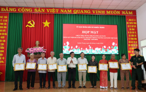 Xã Nghĩa Trung chúc thọ, mừng thọ 184 người cao tuổi
