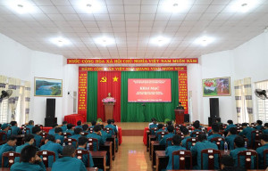 Khai mạc huấn luyện lực lượng Dân quân cơ động năm 2026