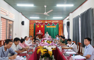 Ban Cưỡng chế họp đánh giá công tác phối hợp tổ chức cưỡng chế thu hồi đất