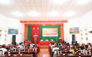 UBMTTQVN xã Nghĩa Trung tổ chức Hội nghị sơ kết công tác Mặt trận 6 tháng đầu năm 2026