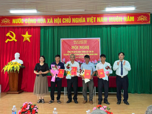 Hội nghị công bố Quyết định thành lập Chi bộ và chỉ định nhân sự thôn Nghĩa Bình