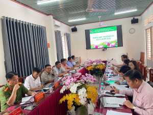 Ban đại diện Hội đồng quản trị Ngân hàng Chính sách xã hội xã Nghĩa Trung tổ chức phiên họp định kỳ quý II năm 2026