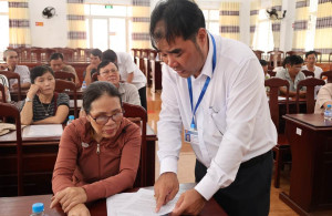 Xã Nghĩa Trung tổ chức hội nghị đối thoại với các hộ dân về phương án bồi thường, hỗ trợ thực hiện Dự án khai thác Bauxite Bình Phước (đợt 2)