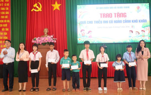 Xã Nghĩa Trung tổ chức diễn đàn trẻ em