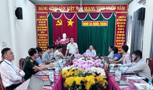 Chủ tịch UBND xã chủ trì họp Ban Tổ chức Giải vô địch trẻ Wushu