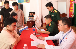 368 công dân khám sơ tuyển nghĩa vụ quân sự năm 2027